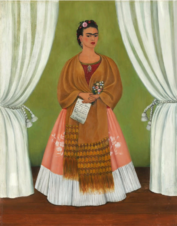 Autorretrato dedicado a Leon Trotsky